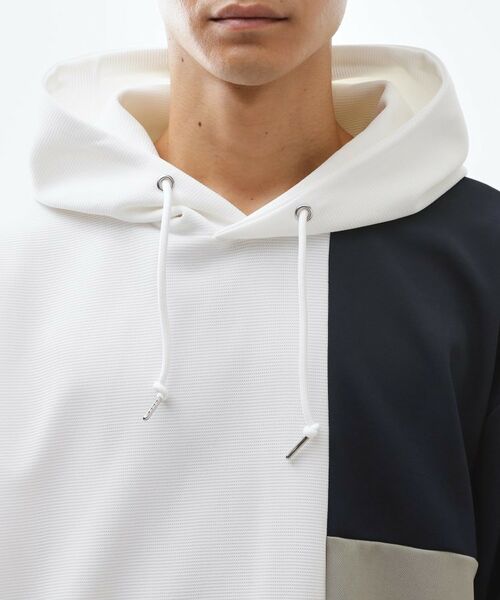 THE SHOP TK / ザ ショップ ティーケー パーカー | 【一枚で着映える】ポンチブロッキングパーカ 洗濯機OK | 詳細15