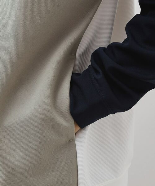 THE SHOP TK / ザ ショップ ティーケー パーカー | 【一枚で着映える】ポンチブロッキングパーカ 洗濯機OK | 詳細17