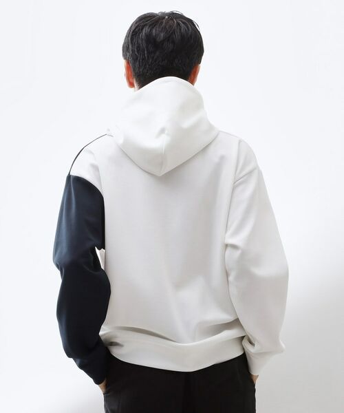 THE SHOP TK / ザ ショップ ティーケー パーカー | 【一枚で着映える】ポンチブロッキングパーカ 洗濯機OK | 詳細9