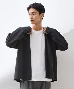 THE SHOP TK / ザ ショップ ティーケー カーディガン・ボレロ | 【セットでお買い得！】モールニットカーディガン＋長袖Tシャツ　洗濯機OK/吸水速乾・毛玉になりにくい（Tシャツのみ）