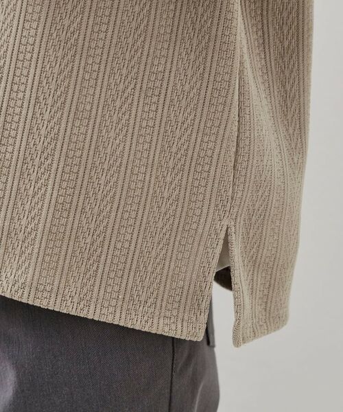 THE SHOP TK / ザ ショップ ティーケー カーディガン・ボレロ | 【セットでお買い得！】モールニットカーディガン＋長袖Tシャツ　洗濯機OK/吸水速乾・毛玉になりにくい（Tシャツのみ） | 詳細24