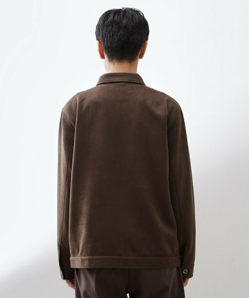 THE SHOP TK / ザ ショップ ティーケー レザーブルゾン・ジャケット | フェイクスエードジップブルゾン【手洗いOK】 | 詳細14