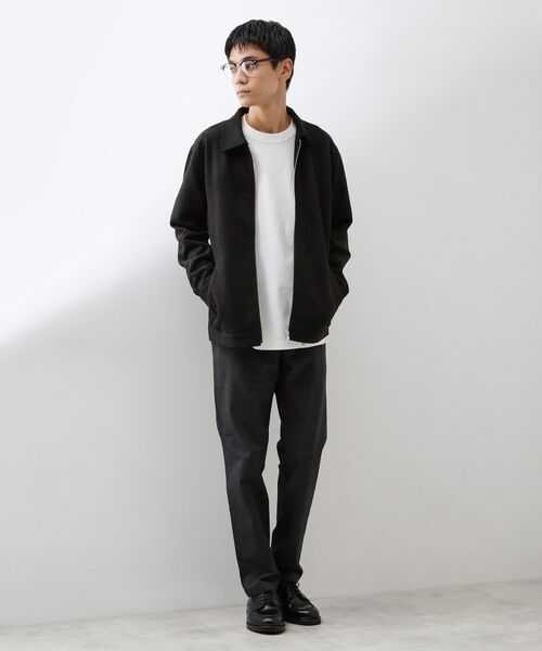 THE SHOP TK / ザ ショップ ティーケー レザーブルゾン・ジャケット | フェイクスエードジップブルゾン【手洗いOK】 | 詳細5