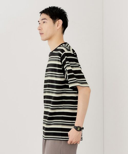 THE SHOP TK / ザ ショップ ティーケー カットソー | マルチボーダープルオーバー S/S | 詳細1