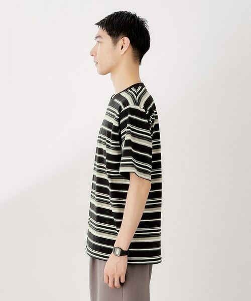 THE SHOP TK / ザ ショップ ティーケー カットソー | マルチボーダープルオーバー S/S | 詳細10