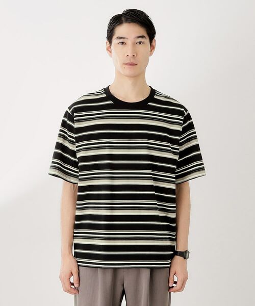 THE SHOP TK / ザ ショップ ティーケー カットソー | マルチボーダープルオーバー S/S | 詳細9