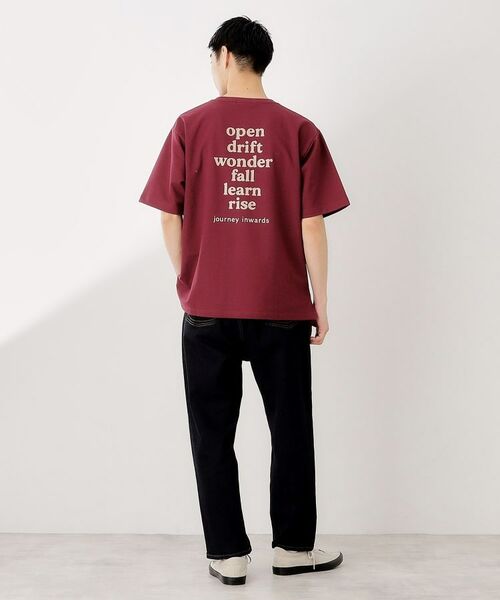 THE SHOP TK / ザ ショップ ティーケー カットソー | 裏配色5分袖プルオーバー | 詳細3