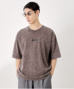 THE SHOP TK / ザ ショップ ティーケー Tシャツ | ヴィンテージライク フェード5分袖Tシャツ 【ビッグシルエット／洗濯機OK】