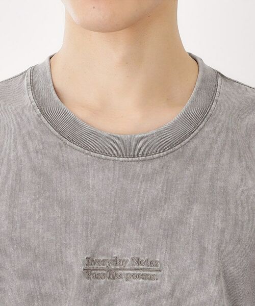 THE SHOP TK / ザ ショップ ティーケー Tシャツ | ヴィンテージライク フェード5分袖Tシャツ 【ビッグシルエット／洗濯機OK】 | 詳細12