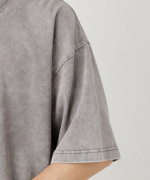 THE SHOP TK / ザ ショップ ティーケー Tシャツ | ヴィンテージライク フェード5分袖Tシャツ 【ビッグシルエット／洗濯機OK】 | 詳細13