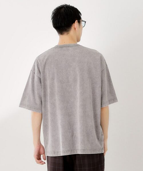 THE SHOP TK / ザ ショップ ティーケー Tシャツ | ヴィンテージライク フェード5分袖Tシャツ 【ビッグシルエット／洗濯機OK】 | 詳細2