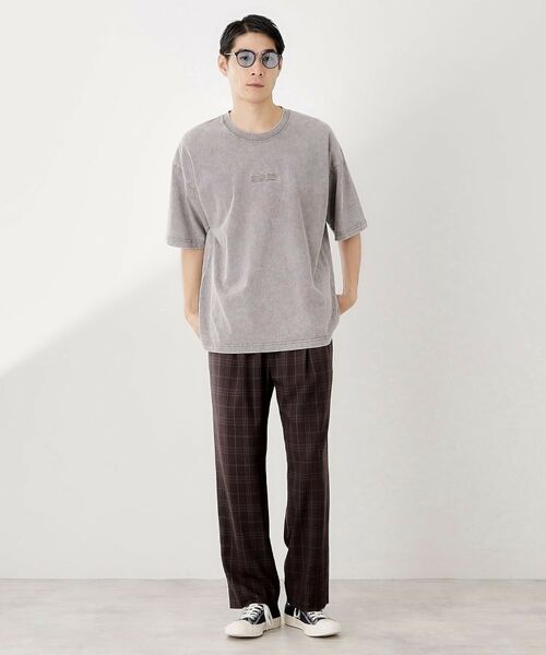 THE SHOP TK / ザ ショップ ティーケー Tシャツ | ヴィンテージライク フェード5分袖Tシャツ 【ビッグシルエット／洗濯機OK】 | 詳細3