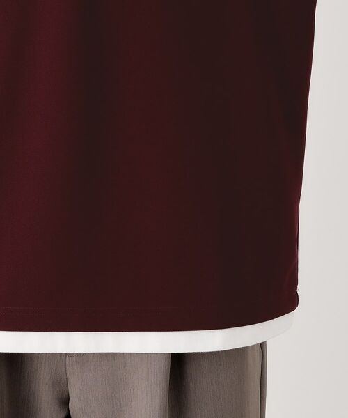 THE SHOP TK / ザ ショップ ティーケー カットソー | ツイルキーネック半袖Tシャツ | 詳細22
