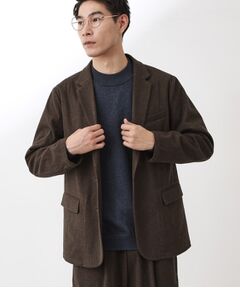 THE SHOP TK / ザ ショップ ティーケー テーラードジャケット | ホームスパンジャージジャケット【セットアップ可/洗濯機OK】