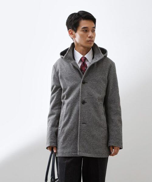 THE SHOP TK / ザ ショップ ティーケー その他アウター | ON/OFF対応 ウーリック スタンド メルトンコート 【洗濯機OK/フード取外し可】 | 詳細14
