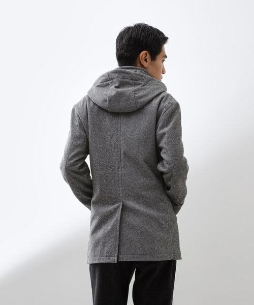 THE SHOP TK / ザ ショップ ティーケー その他アウター | ON/OFF対応 ウーリック スタンド メルトンコート 【洗濯機OK/フード取外し可】 | 詳細16