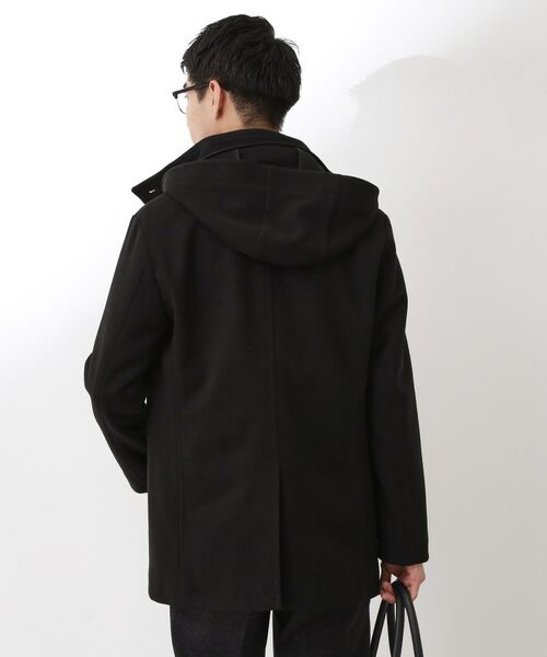 THE SHOP TK / ザ ショップ ティーケー その他アウター | ON/OFF対応 ウーリック スタンド メルトンコート 【洗濯機OK/フード取外し可】 | 詳細22