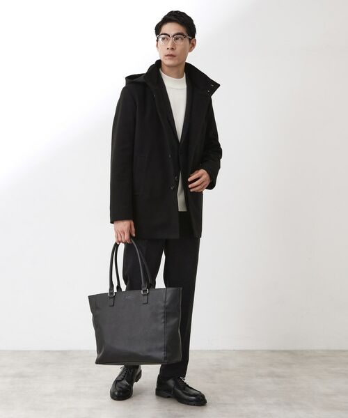 THE SHOP TK / ザ ショップ ティーケー その他アウター | ON/OFF対応 ウーリック スタンド メルトンコート 【洗濯機OK/フード取外し可】 | 詳細23