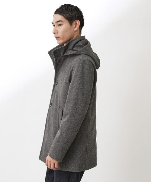THE SHOP TK / ザ ショップ ティーケー その他アウター | ON/OFF対応 ウーリック スタンド メルトンコート 【洗濯機OK/フード取外し可】 | 詳細27