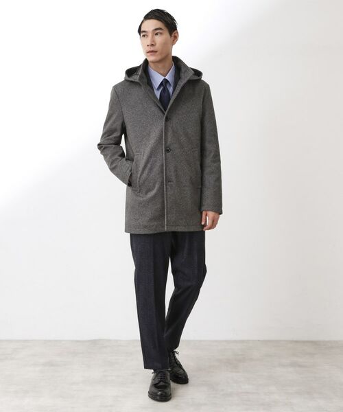 THE SHOP TK / ザ ショップ ティーケー その他アウター | ON/OFF対応 ウーリック スタンド メルトンコート 【洗濯機OK/フード取外し可】 | 詳細29
