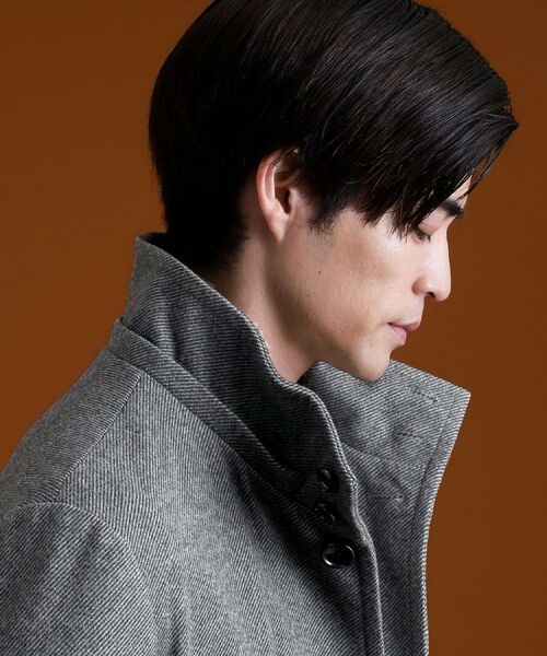 THE SHOP TK / ザ ショップ ティーケー その他アウター | ON/OFF対応 ウーリック スタンド メルトンコート 【洗濯機OK/フード取外し可】 | 詳細7