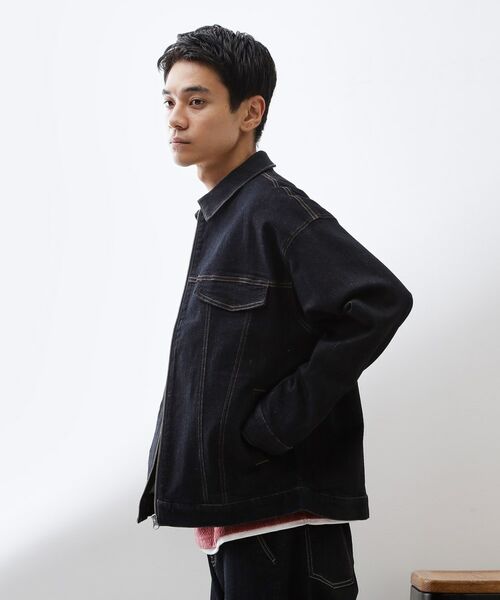 THE SHOP TK / ザ ショップ ティーケー Gジャン・デニムジャケット | オーガニックコットンデニムブルゾン 【セットアップ可】 | 詳細13