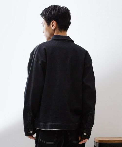 THE SHOP TK / ザ ショップ ティーケー Gジャン・デニムジャケット | オーガニックコットンデニムブルゾン 【セットアップ可】 | 詳細14