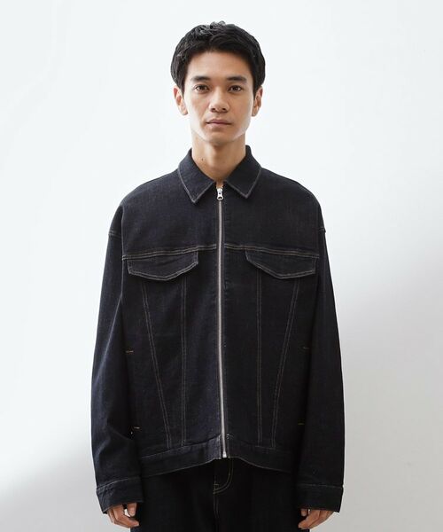 THE SHOP TK / ザ ショップ ティーケー Gジャン・デニムジャケット | オーガニックコットンデニムブルゾン 【セットアップ可】 | 詳細17