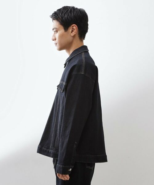 THE SHOP TK / ザ ショップ ティーケー Gジャン・デニムジャケット | オーガニックコットンデニムブルゾン 【セットアップ可】 | 詳細18