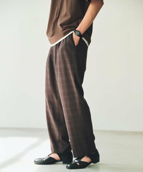 THE SHOP TK / ザ ショップ ティーケー パンツ | セミワイドイージーパンツ【洗濯機OK】 | 詳細13