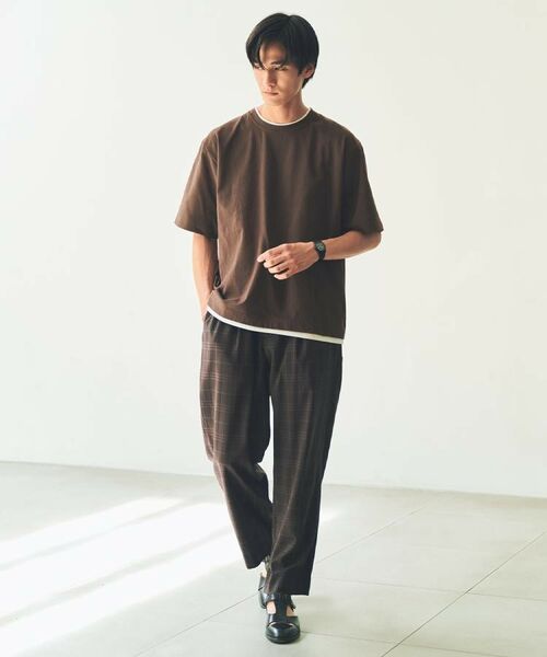 THE SHOP TK / ザ ショップ ティーケー パンツ | セミワイドイージーパンツ【洗濯機OK】 | 詳細14