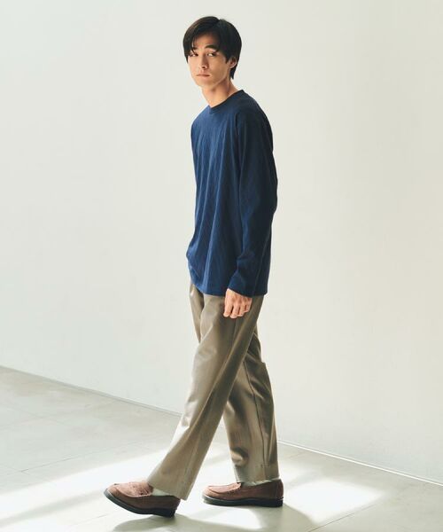 THE SHOP TK / ザ ショップ ティーケー パンツ | セミワイドイージーパンツ【洗濯機OK】 | 詳細2