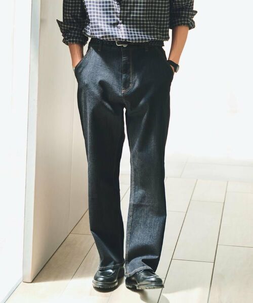 THE SHOP TK / ザ ショップ ティーケー デニムパンツ | オーガニックコットンカーブデニム 【セットアップ可/洗濯機OK】 | 詳細11