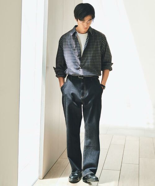 THE SHOP TK / ザ ショップ ティーケー デニムパンツ | オーガニックコットンカーブデニム 【セットアップ可/洗濯機OK】 | 詳細12