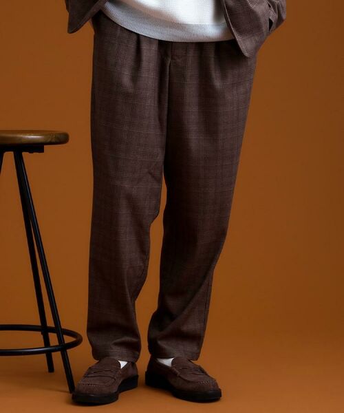 THE SHOP TK / ザ ショップ ティーケー パンツ | ホームスパンジャージイージーパンツ【セットアップ可/洗濯機OK】 | 詳細3