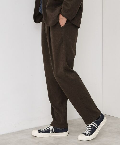 THE SHOP TK / ザ ショップ ティーケー パンツ | ホームスパンジャージイージーパンツ【セットアップ可/洗濯機OK】 | 詳細4