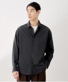 THE SHOP TK / ザ ショップ ティーケー シャツ・ブラウス | シアサッカー長袖シャツ　【軽量/吸水速乾／イージーケア／洗濯機OK】