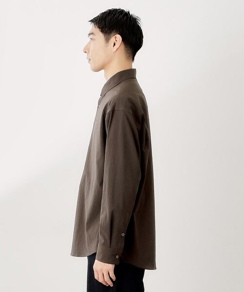 THE SHOP TK / ザ ショップ ティーケー シャツ・ブラウス | シアサッカー長袖シャツ 【軽量/吸水速乾/イージーケア/洗濯機OK】 | 詳細12