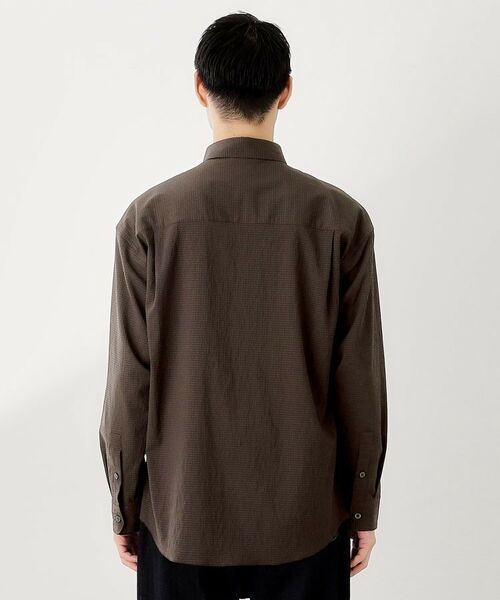 THE SHOP TK / ザ ショップ ティーケー シャツ・ブラウス | シアサッカー長袖シャツ 【軽量/吸水速乾/イージーケア/洗濯機OK】 | 詳細13