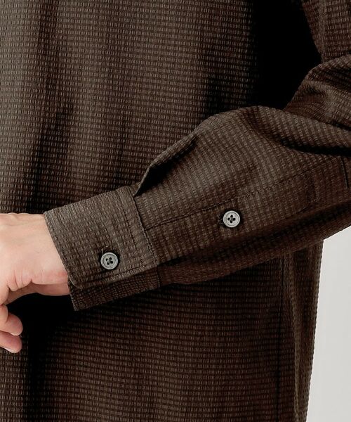 THE SHOP TK / ザ ショップ ティーケー シャツ・ブラウス | シアサッカー長袖シャツ 【軽量/吸水速乾/イージーケア/洗濯機OK】 | 詳細16