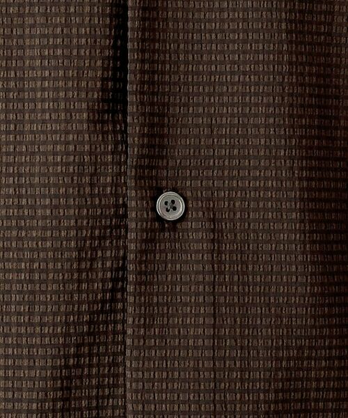 THE SHOP TK / ザ ショップ ティーケー シャツ・ブラウス | シアサッカー長袖シャツ 【軽量/吸水速乾/イージーケア/洗濯機OK】 | 詳細6