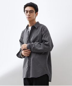 THE SHOP TK / ザ ショップ ティーケー シャツ・ブラウス | チェック＆ストライプ アソート長袖シャツ【洗濯機OK】