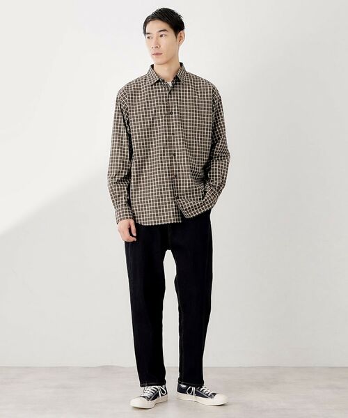 THE SHOP TK / ザ ショップ ティーケー シャツ・ブラウス | チェック＆ストライプ アソート長袖シャツ【洗濯機OK】 | 詳細14
