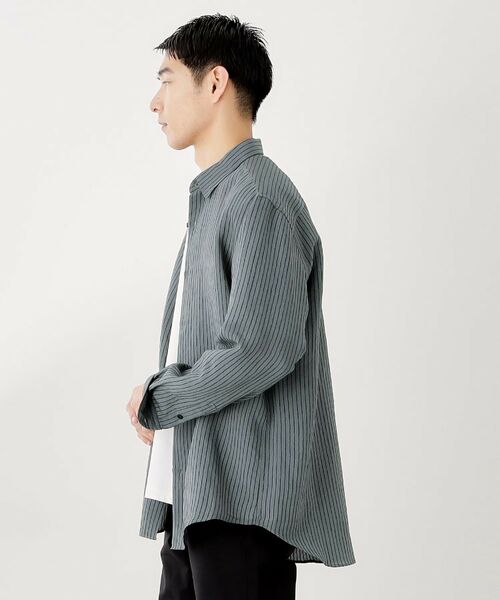 THE SHOP TK / ザ ショップ ティーケー シャツ・ブラウス | チェック＆ストライプ アソート長袖シャツ【洗濯機OK】 | 詳細20