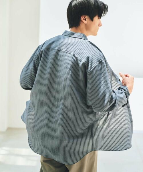 THE SHOP TK / ザ ショップ ティーケー シャツ・ブラウス | チェック＆ストライプ アソート長袖シャツ【洗濯機OK】 | 詳細5