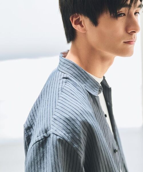 THE SHOP TK / ザ ショップ ティーケー シャツ・ブラウス | チェック＆ストライプ アソート長袖シャツ【洗濯機OK】 | 詳細6