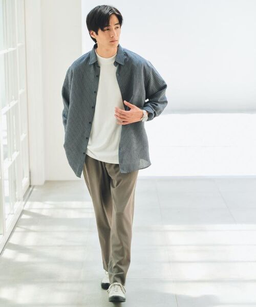 THE SHOP TK / ザ ショップ ティーケー シャツ・ブラウス | チェック＆ストライプ アソート長袖シャツ【洗濯機OK】 | 詳細7