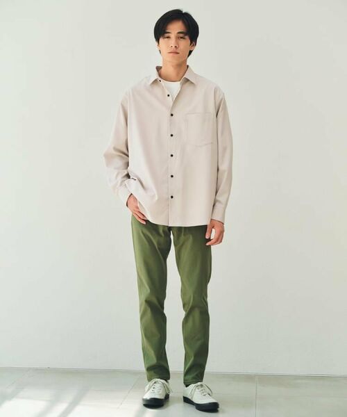 THE SHOP TK / ザ ショップ ティーケー シャツ・ブラウス | TECLINO／テクリーノ 長袖オックスシャツ【洗濯機OK】 | 詳細1