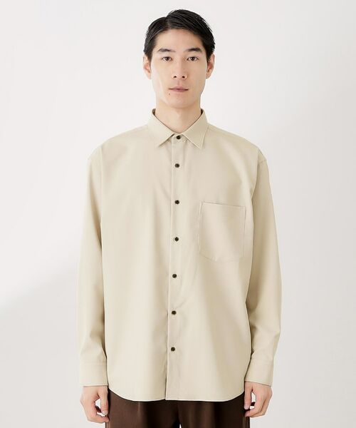 THE SHOP TK / ザ ショップ ティーケー シャツ・ブラウス | TECLINO／テクリーノ 長袖オックスシャツ【洗濯機OK】 | 詳細15