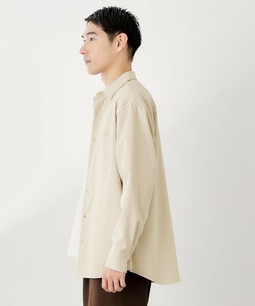 THE SHOP TK / ザ ショップ ティーケー シャツ・ブラウス | TECLINO／テクリーノ 長袖オックスシャツ【洗濯機OK】 | 詳細3